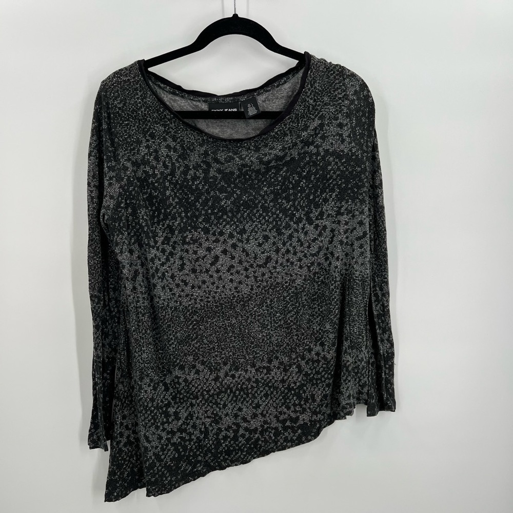 DKNY Jeans Black Blouse Ladies Large